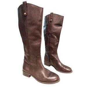 I.N.C. International Concepts Fawne Riding Leather Knee High Boot Sz 7.5